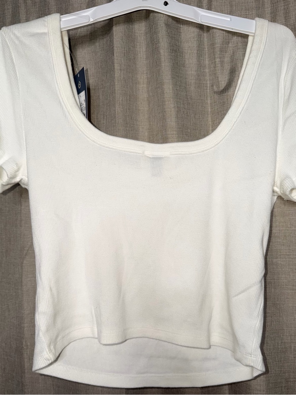 Universal Thread Scoop Neck Short Sleeve Crop Top
